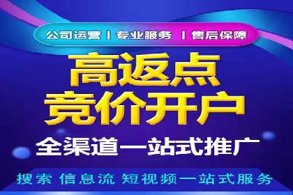 竞价推广开户效果显著案例